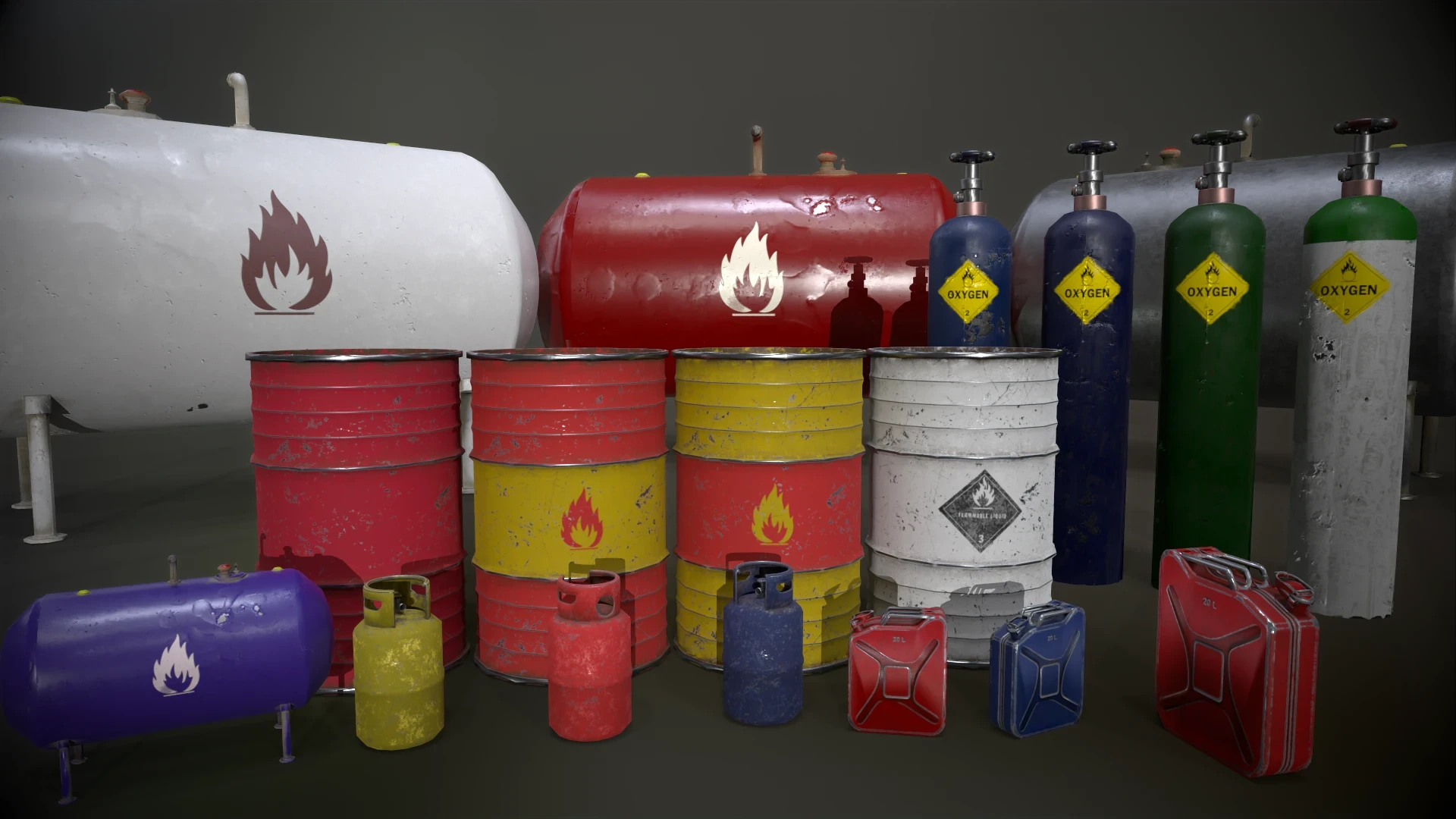Brutalist Props Concepts